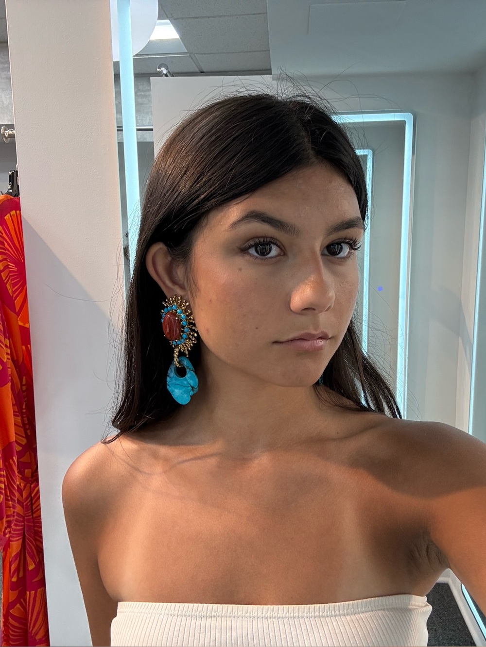 Oscar De La Renta clip on Earrings